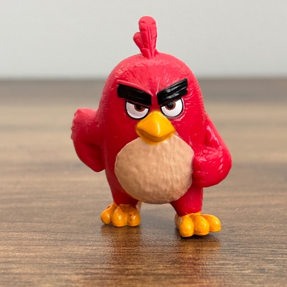 ANGRY BIRDS 2016 TERRENCE Red Bird Rovio Spin Master Toy Figure Cake Topper - Picture 1 of 7
